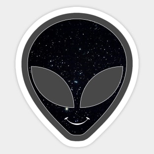 Space Alien Sticker